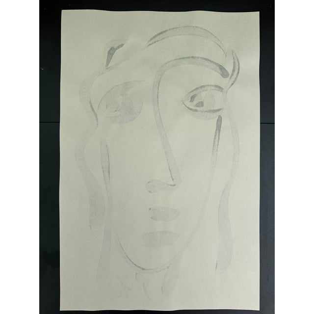 Peter Keil Peter Keil Abstract Face Painting For Sale - Image 4 of 4