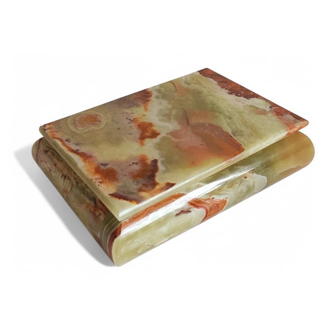Art Deco Italian Onyx Box, Italy, 1940s For Sale - Image 14 of 18