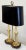 French Vintage French Style Wood and Brass Bouillotte Table Lamp For Sale - Image 3 of 7