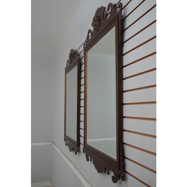 Age: Approx: 25 Years Old Details: 18th C. Collection Beveled Glass High Quality Construction 18 C. Design Chippendale...