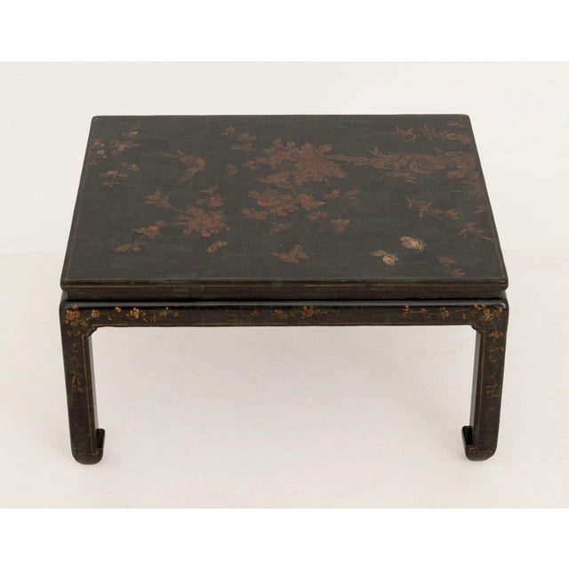 Chinese Gilt-Decorated and Lacquered Wood Low Table For Sale - Image 11 of 11