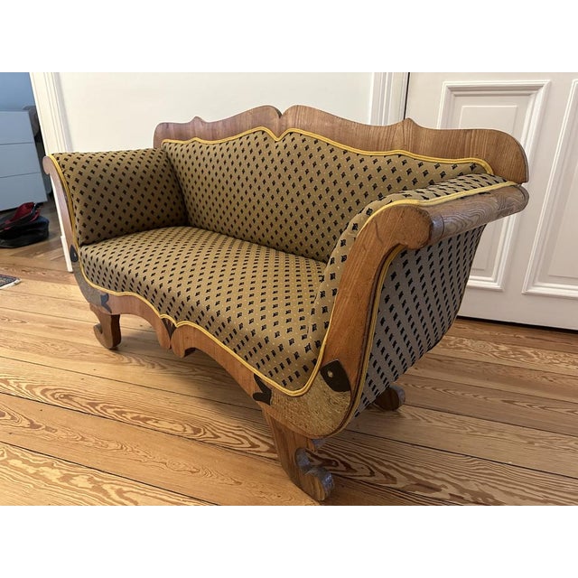 Wood Biedermeier Children's Bench, 1820s For Sale - Image 7 of 18