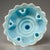 Mid-Century Modern Vintage Fenton Blue Slag Hobnail Candle Bowl For Sale - Image 3 of 5