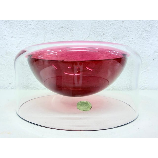 Mid-Century Glass Vase by Tapio Wirkkala for Rosenthal, 1960s For Sale - Image 10 of 11