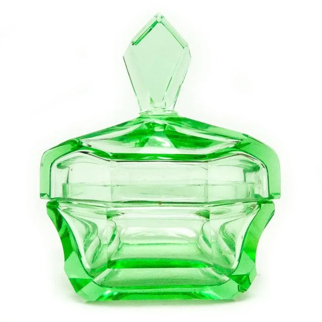 Art Deco Candyer from Moser, Czechoslovakia, 1930s For Sale - Image 11 of 11