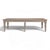 Gray Large Stripped Community Table with 6 Turned Legs For Sale - Image 8 of 8