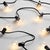 Illuminate your outdoor space with the Leigh 10 Light 120 Inch Black Metal Glass Plastic Outdoor String Light. This...