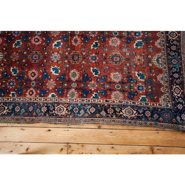 A stunning antique Halvai Bidjar rug from the 1910s-20s. It has an allover harshang design in a wide range of colors. The...