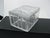 Transparent 1940s Vintage, American Brilliant Period Glass Vanity Box For Sale - Image 8 of 12