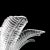 Fabio Ltd 21st Century Italian Fern Murano Glass Flush Mount by Fabio LTD For Sale - Image 4 of 5