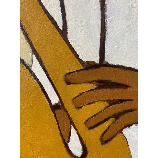 Gilbert Pauli, The Saxophonist, Oil on Canvas, 1995 For Sale - Image 7 of 8