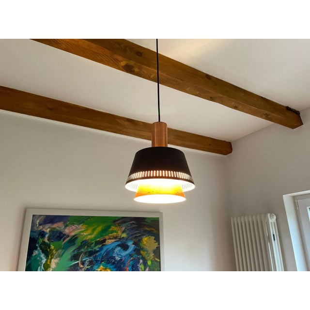 Mid-Century Danish Pendant Lamp by Jo Hammerborg for Fog Mørup, 1960s For Sale - Image 9 of 10