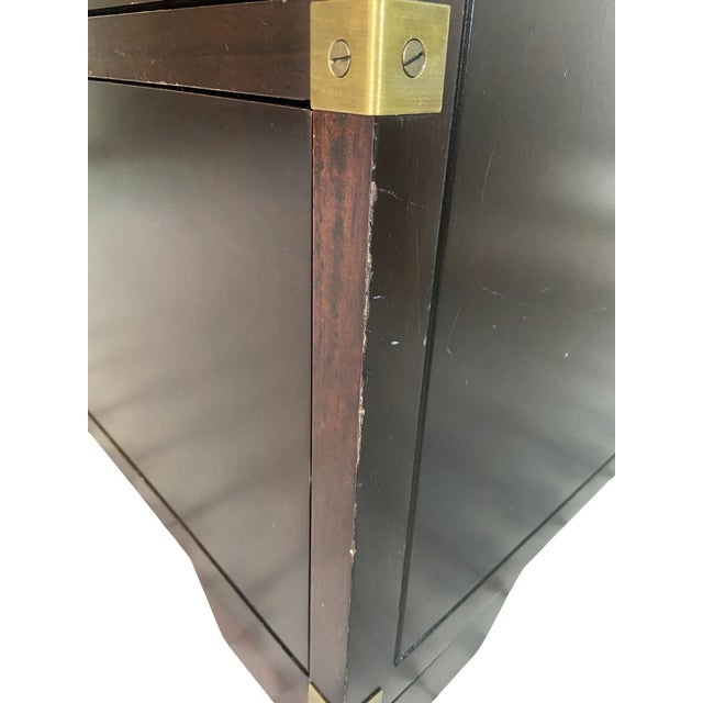 Brown The Bombay Company Campaign Style Chest of Drawers For Sale - Image 8 of 9