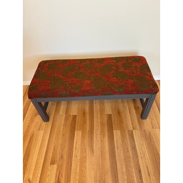 1980s Mid Century Modern All Occasion Bench For Sale - Image 4 of 5