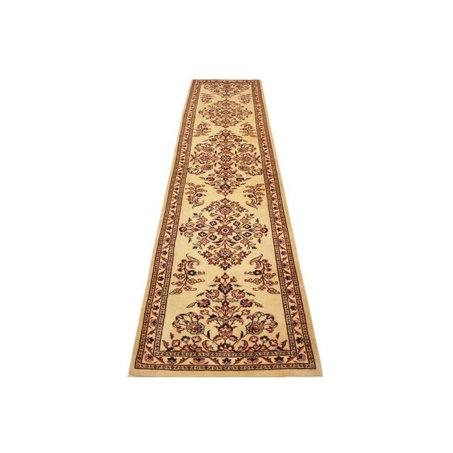 Middle Eastern Hand-Knotted Saroug Rug For Sale - Image 3 of 11