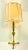 French Brass Tripod Table Lamp, 1950s For Sale - Image 3 of 11