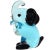 Late 20th Century Murano Vintage Blue Black Accents Italian Art Glass Baby Elephant Figurine Sculpture, Attributed to Seguso For Sale - Image 5 of 5