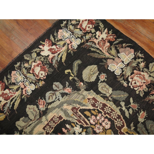 Vintage Besserabian Kilim For Sale - Image 4 of 6