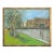 The Town Park - Mid Century 1930's Landscape by Gladys Harper For Sale