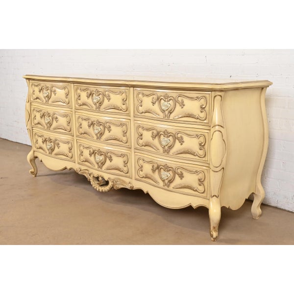 cream colored dresser May in Color Large Beige 3 Drawer Dresser, Painted 30 Inch Tall Wood Nightstand with Storage, Wide Modern Chest of Drawers with Ball Bearing Slide for Bedroom Hallway Living Room Entryway Inspired by the straightforward clean lines of mid century design the eight drawer Coitere Dresser pays homage to the solidity and presence of classic architecture FUFU&GAGA Cream 7 Drawer 56.3
