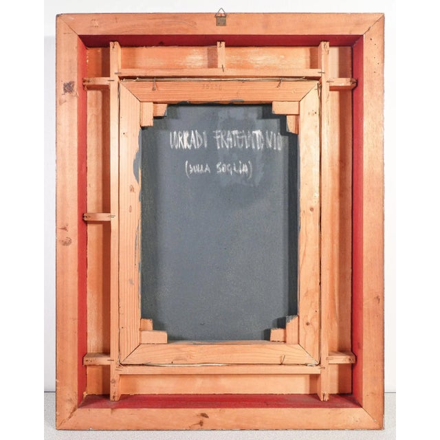 Corrado Frateantonio, Sulla Soglia, Painting, Framed For Sale - Image 6 of 8