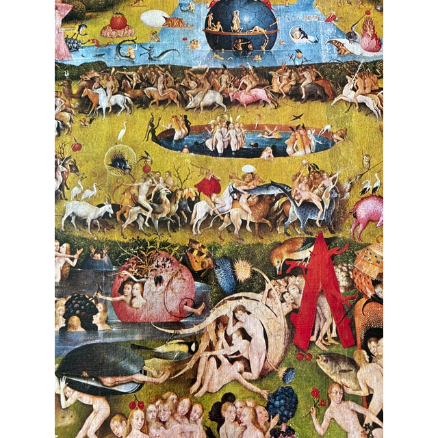 Garden of Earthly Delights Print on Canvas From Spain For Sale - Image 11 of 12