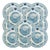 English Blue & White Transferware Pheasants Thanksgiving Dinner Plates - Set of 12 For Sale