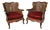 Louis XV Style Armchairs in Wood and Rattan, 1890s, Set of 2 For Sale