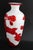 Antique Chinese Red & White Peking Glass Vase, Hand Carved Monkey, C1910 For Sale In Dallas - Image 6 of 13