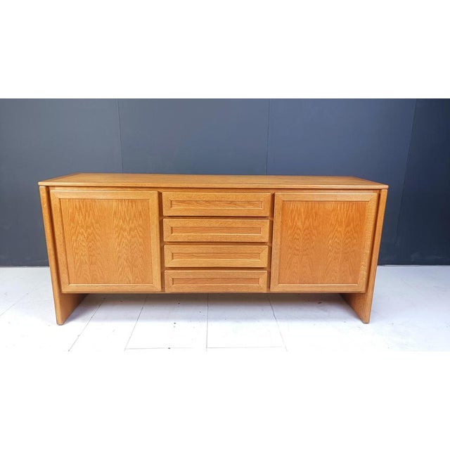 Vintage Oak Sideboard, 1960s For Sale - Image 4 of 12