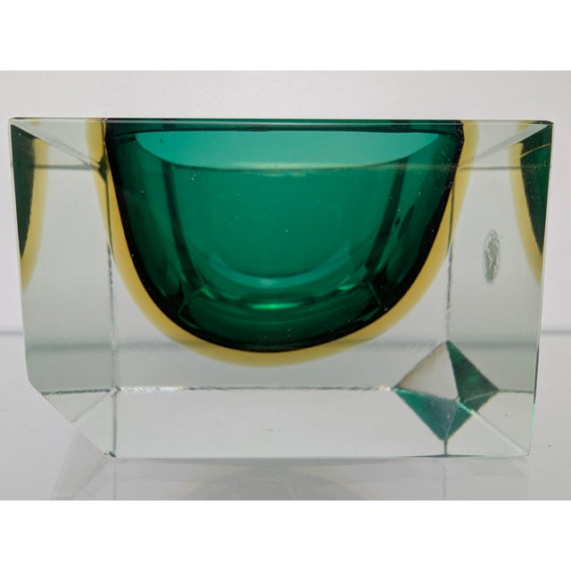Sommerso Murano Ashtray by Flavio Poli and Alessandro Mandruzzato for Seguso Vetri d'Arte, Italy, 1960s For Sale - Image 16 of 18