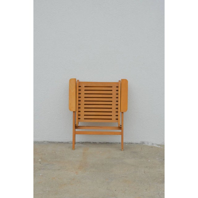 Brown 1950s Vintage Niko Kralj Folding Rex Lounge Chair For Sale - Image 8 of 10