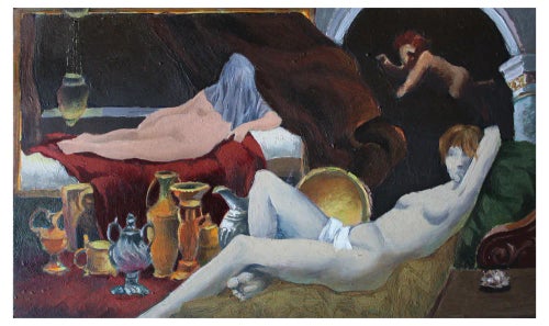 Albert Goltjakov, Emancipation, Mixed Media on Paper