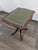 Vintage English Green Leather Coffee Table For Sale - Image 3 of 12