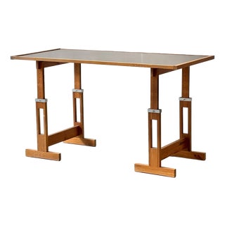 Vintage Height-Adjustable Worktable, 1970s For Sale