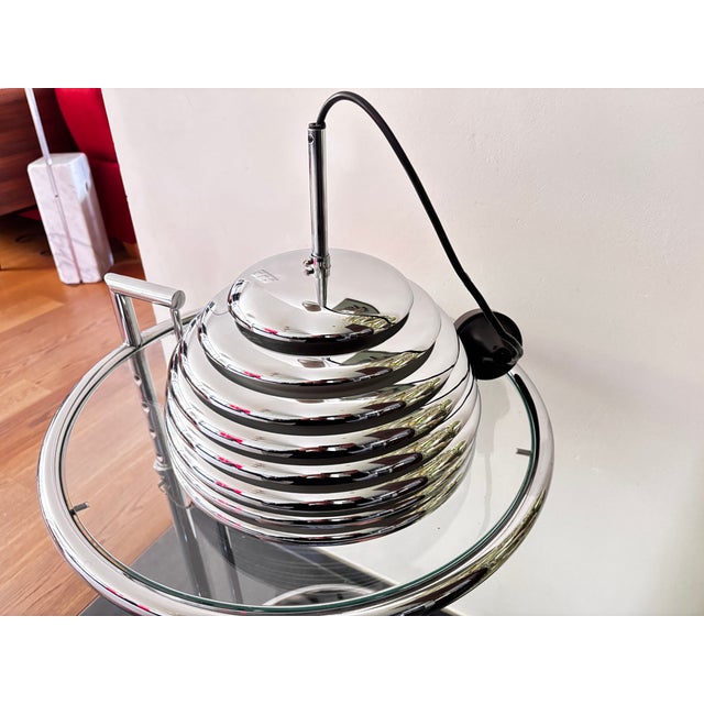 Metal Vintage German Saturne Lamp by Kazuo Motozawa for Staff Leuchten, 1970 For Sale - Image 7 of 7