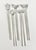 1990s Vintage Stainless Steel Figural Skewers Cocktail Picks, Set of 5 For Sale - Image 5 of 7