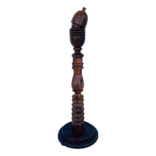 Container on High Leg in Mahogany Wood, 1890s For Sale
