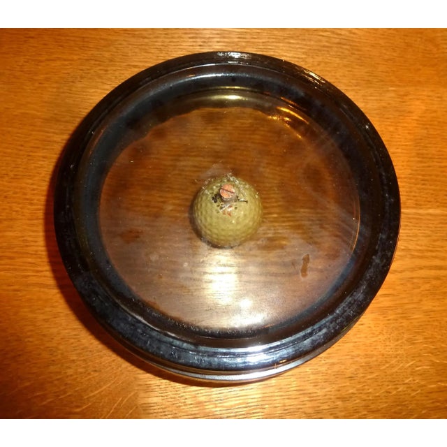 1960s Vintage Golf Penfold Leather Ashtray With Tees For Sale - Image 5 of 12