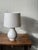 Wilhelm Kåge ''Carrara'' Ceramic Table Lamp. 1940s. Wilhelm Kåge Stoneware Table Lamp ''Carrara'' in beautiful creme...