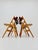 Model SE18 Austrian Folding Chair by Egon Eiermann for Wilde & Spieth, 1950s, Set of 4 For Sale - Image 9 of 11
