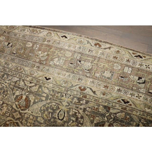 Textile Antique Zabihi Collection Persian Bidjar Carpet - 8'9" x 12'1" For Sale - Image 7 of 12