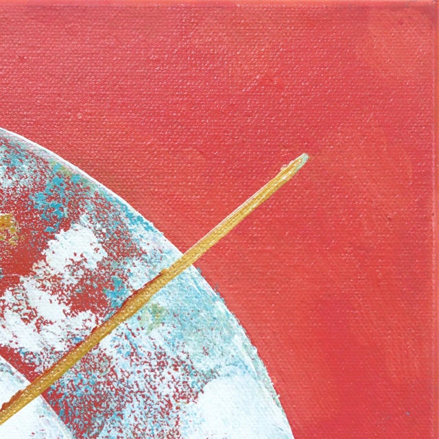 Contemporary In the Pink Martini - Cocktail Painting on Canvas - Original Artwork by Kathleen Keifer For Sale - Image 3 of 8