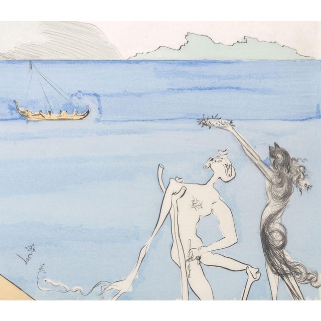 Salvador Dali "Les Lauriers De Bonheur" Etching For Sale In New York - Image 6 of 12