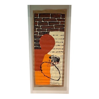 Large Abstract Painting by Artist Christopher Shoemaker 72” High For Sale