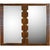 Mid Century Lane Brutalist Walnut Wall Mirror For Sale - Image 10 of 10