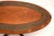Brown Antique Regency Leather Top Coffee Table, 1950 For Sale - Image 8 of 10