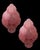 Pink Glass Shell Sconces, 1980s, Set of 2 For Sale - Image 9 of 10