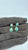 Modern Natural Turquoise 3.05cts & Diamond 0.60cts Earring in 14k Gold For Sale - Image 3 of 8