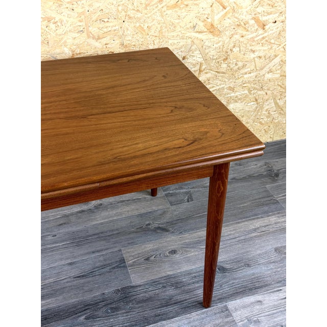 1960s Vintage Danish Teak Dining Table, 1960s For Sale - Image 5 of 17